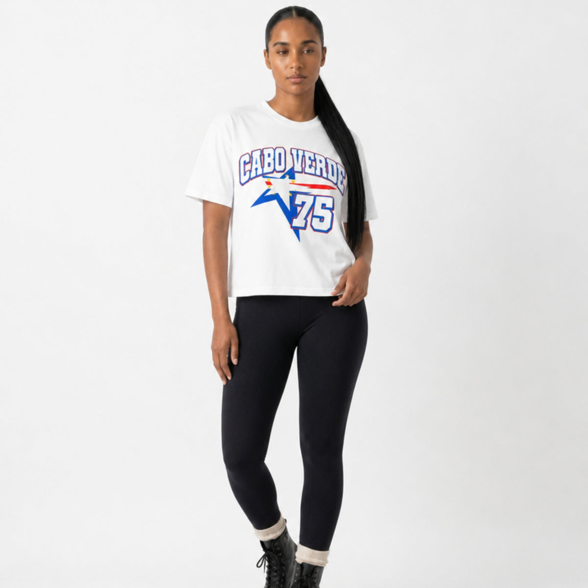 LADIES CV SHOOTING STAR '75 CROP TOP